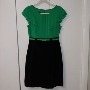 Like New Alyx Flutter Sleeve Belted Dress, Size 6